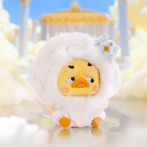 1983 UPSET DUCK Colorful Player Duck Plush Keychain Blind box