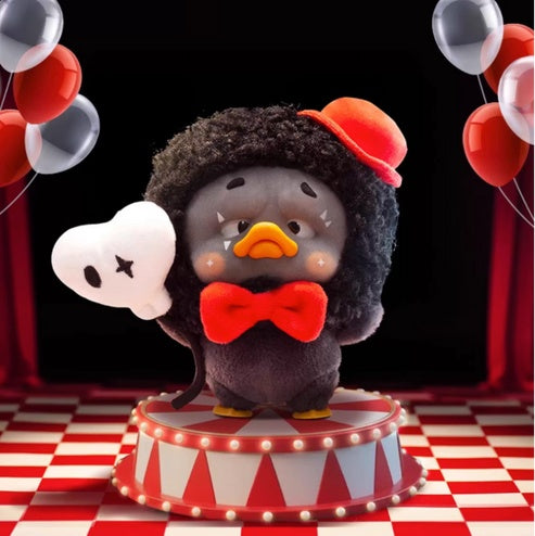 1983 UPSET DUCK Colorful Player Duck Plush Keychain Blind box