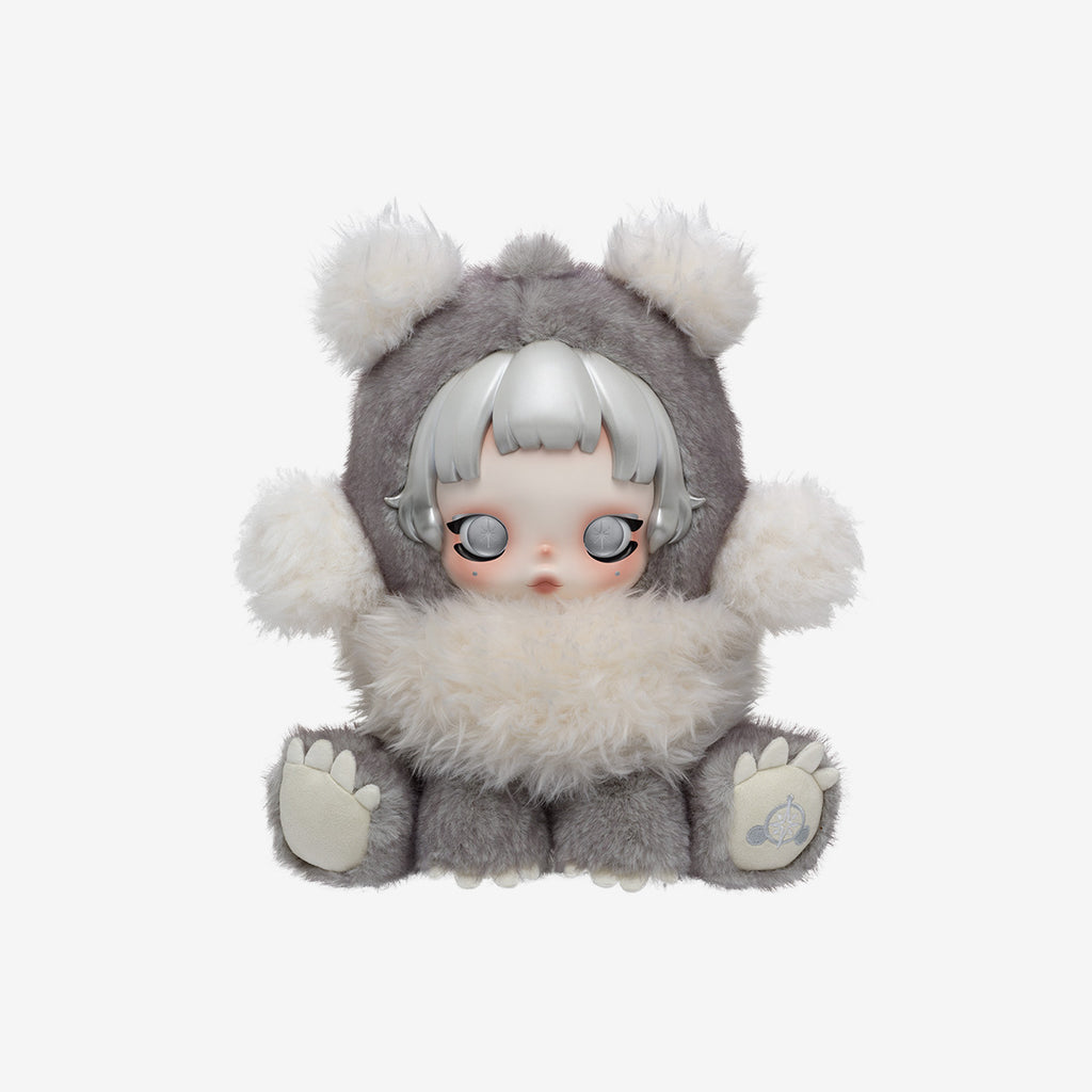 SKULLPANDA × Wednesday Plush（Classic Dress Version）