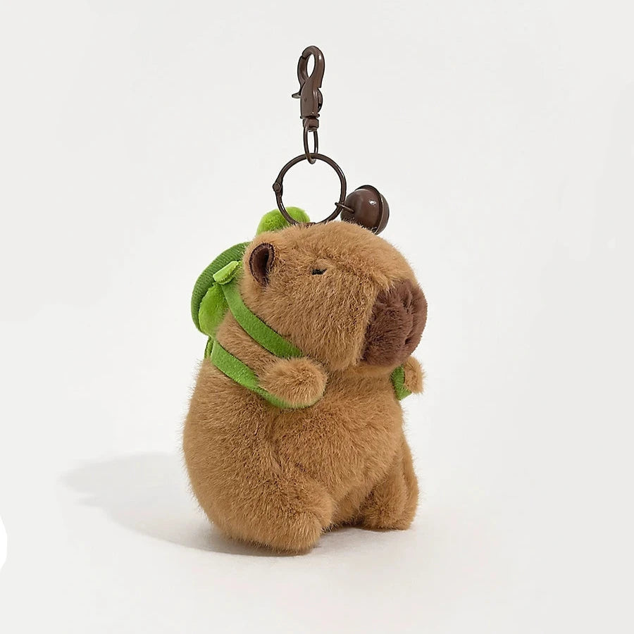 Adorable Capybara Plush Toy Keychain – Cute Animal Pendant.
