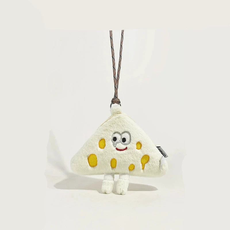 Adorable Japanese Rice Ball Plush Coin Purse.