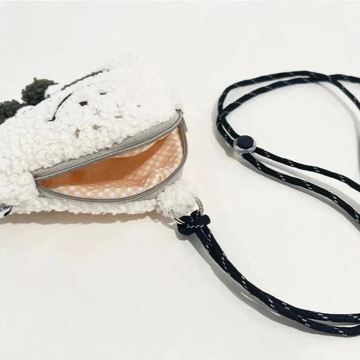 Adorable Japanese Rice Ball Plush Coin Purse.
