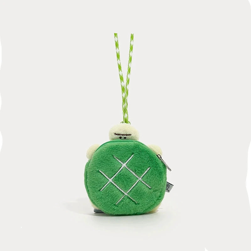 Adorable Japanese Rice Ball Plush Coin Purse.
