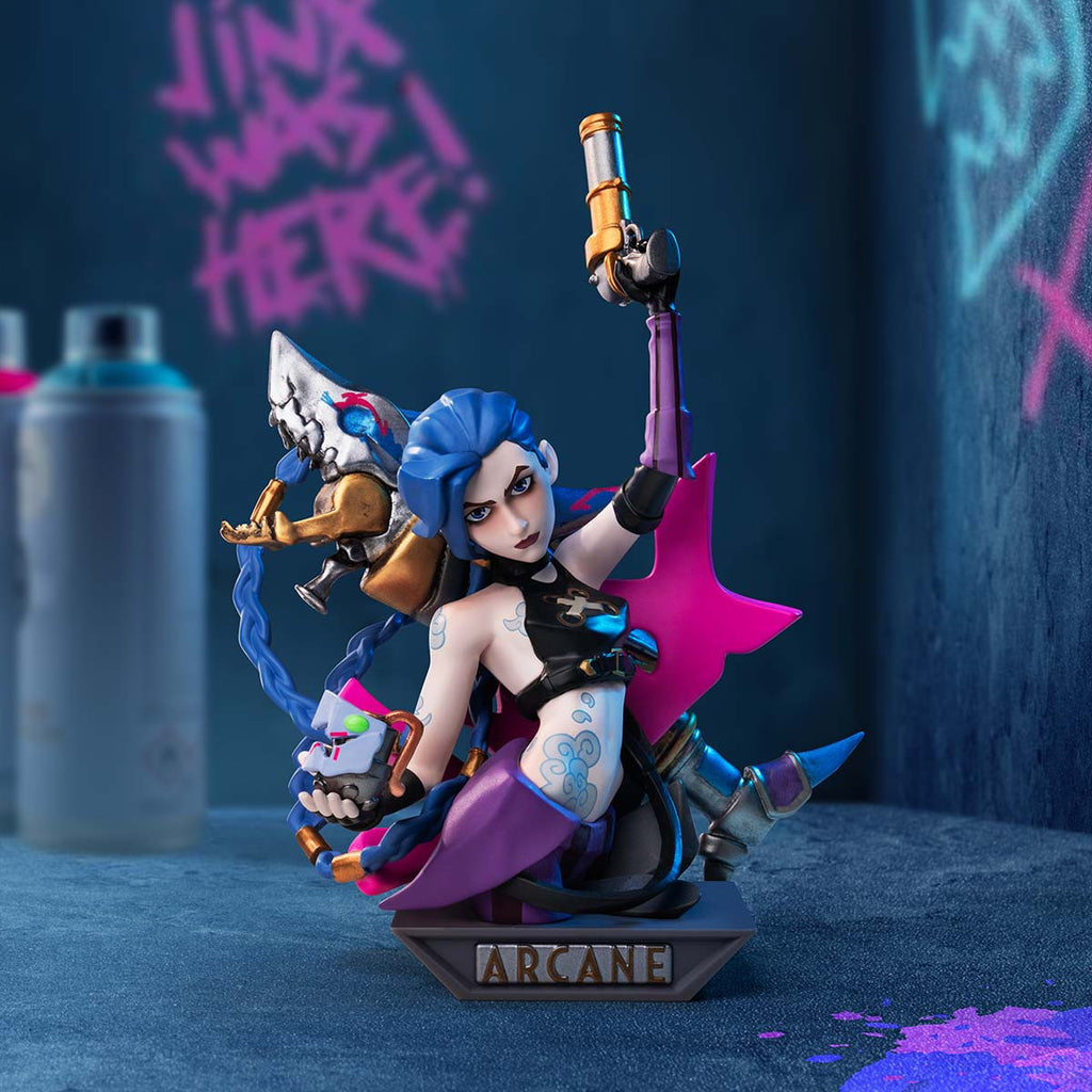 Pop Mart League of Legends: Arcane Series Figures.