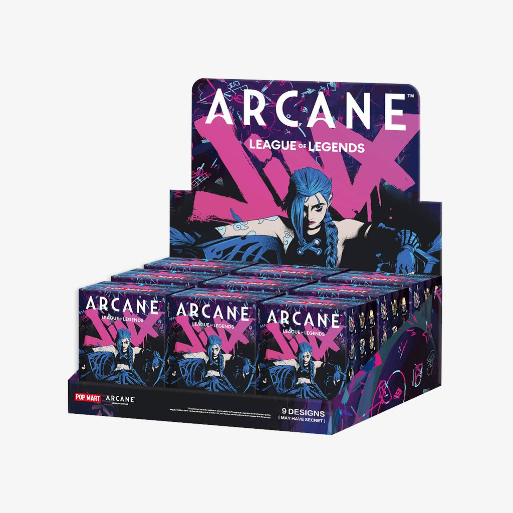 Pop Mart League of Legends: Arcane Series Figures.