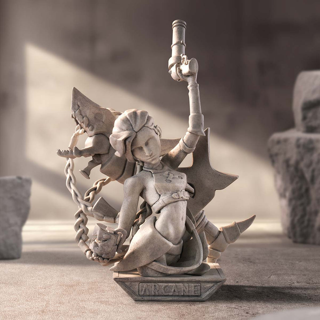 Pop Mart League of Legends: Arcane Series Figures.