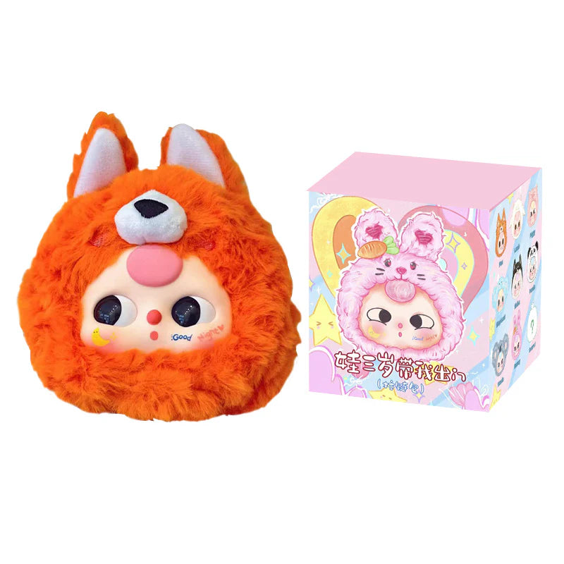 Baby Three Take me out V1 Zipper Bag Vinyl Plush Blind Box.