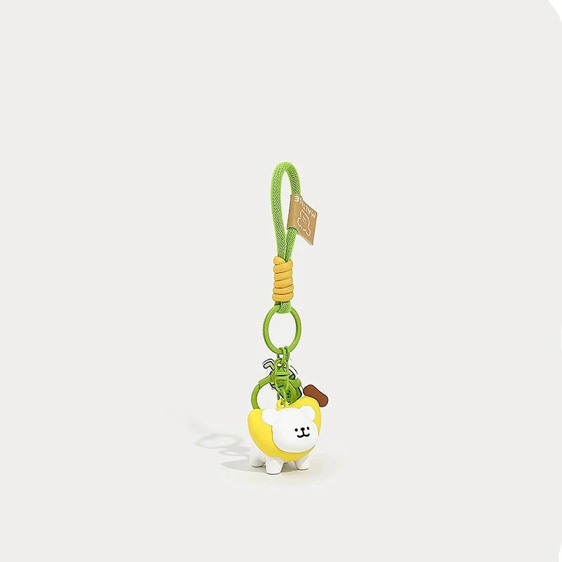 Adorable Sports Mascot Keychains Set.