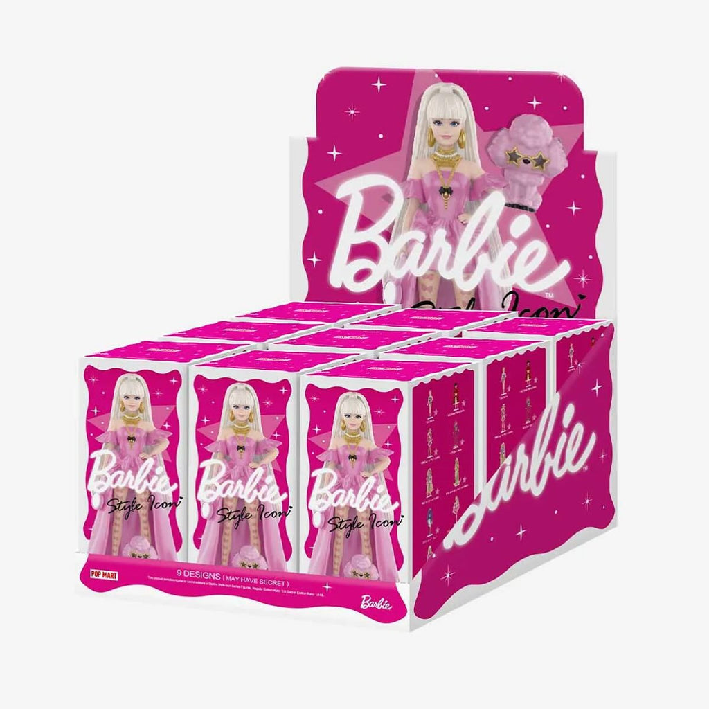 POP Mart Barbie Style Icon Series Figures.