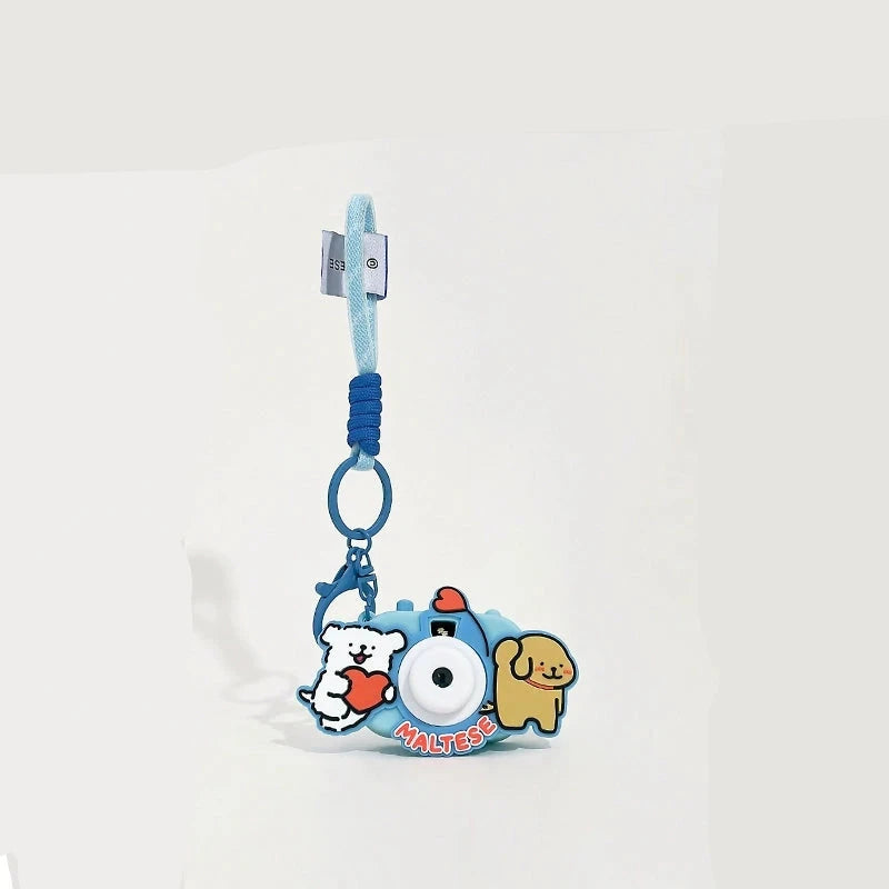 Adorable Sports Mascot Keychains Set.