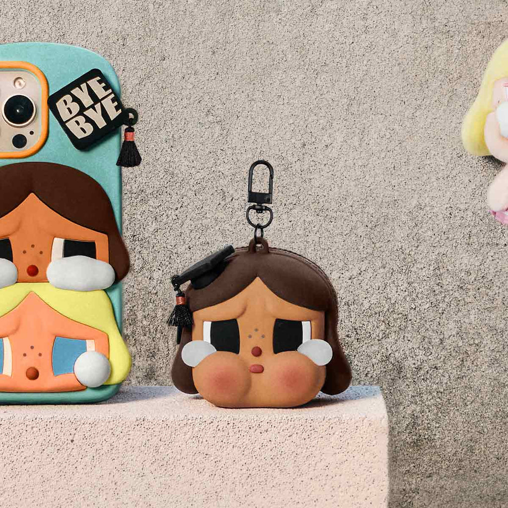 Sunset Concert Series with CRYBABY earphone bag by Pop Mart, perfect for music lovers and stylish storage