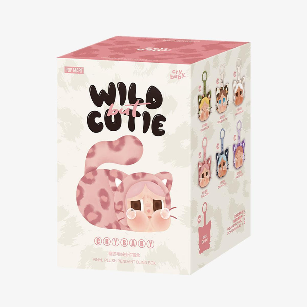 CRYBABY Wild but Cutie Series - Vinyl Plush Pendant Blind Box.