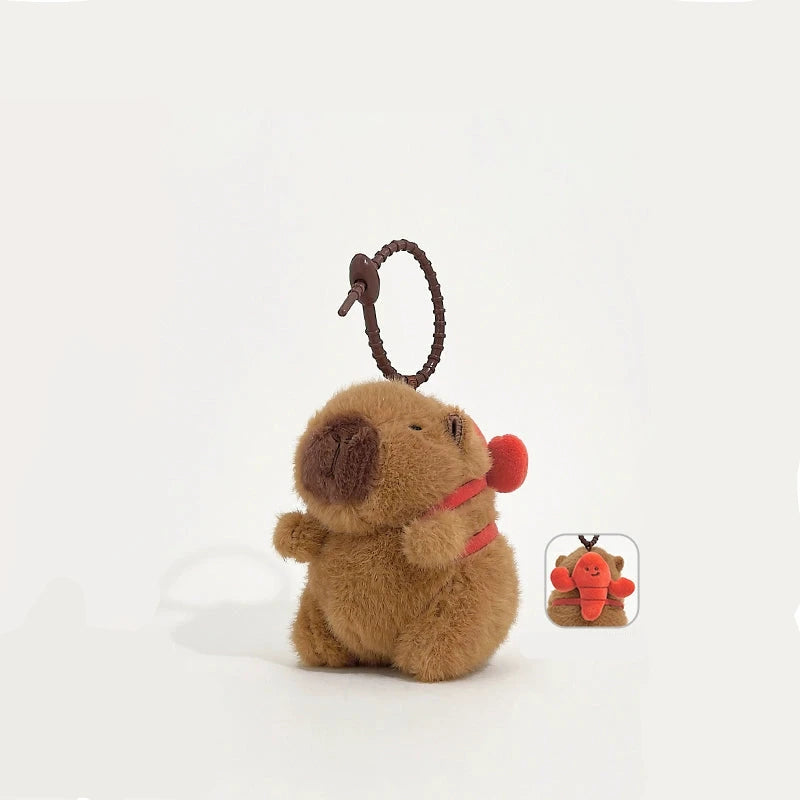 Capybara Plush Toy with Zipper – Cute Zip-Up Plush.