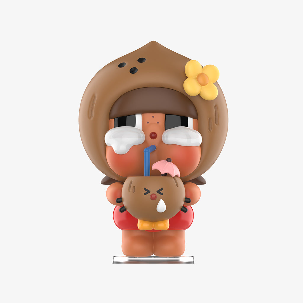 Crybaby Coconut Figure-Brown collectible, Crybaby coconut toy, brown Crybaby figure for decorative display