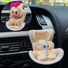 Cute car air vent baby-style safety seat for plush toys, ensuring safe and cozy travel accessories.