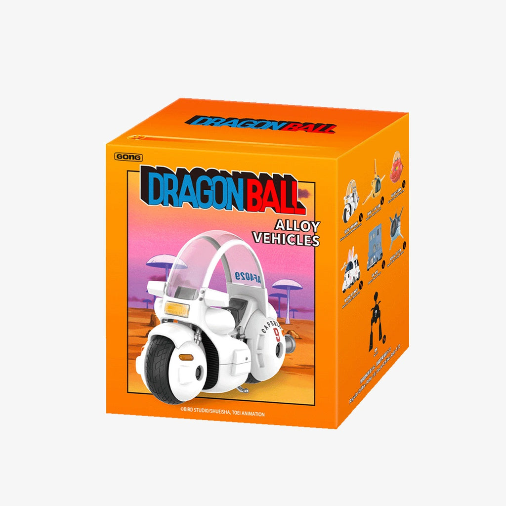 Dragon Ball themed alloy vehicles showcasing dynamic designs and high-quality craftsmanship for collectors.