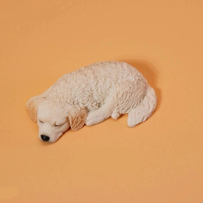 JXK small: Handcrafted Puppy Collectible Figure.