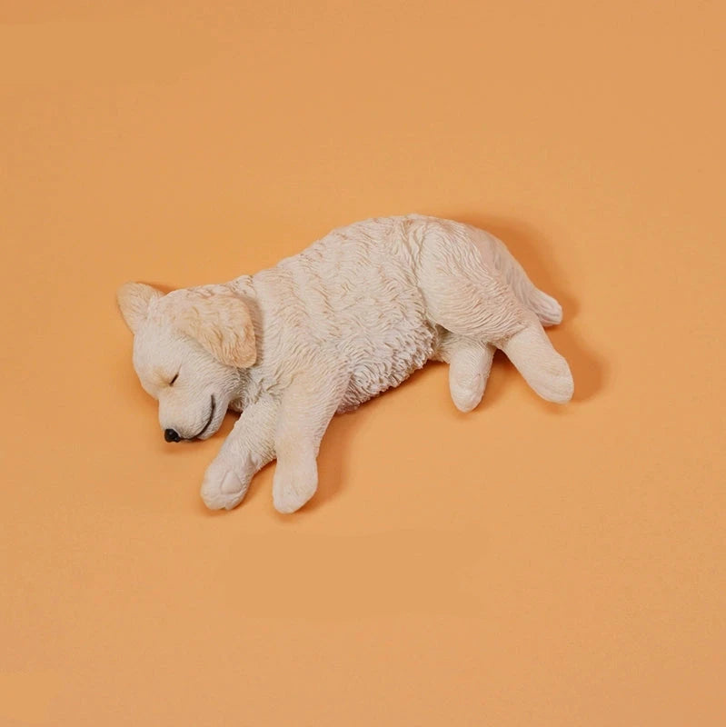 JXK small: Handcrafted Puppy Collectible Figure.