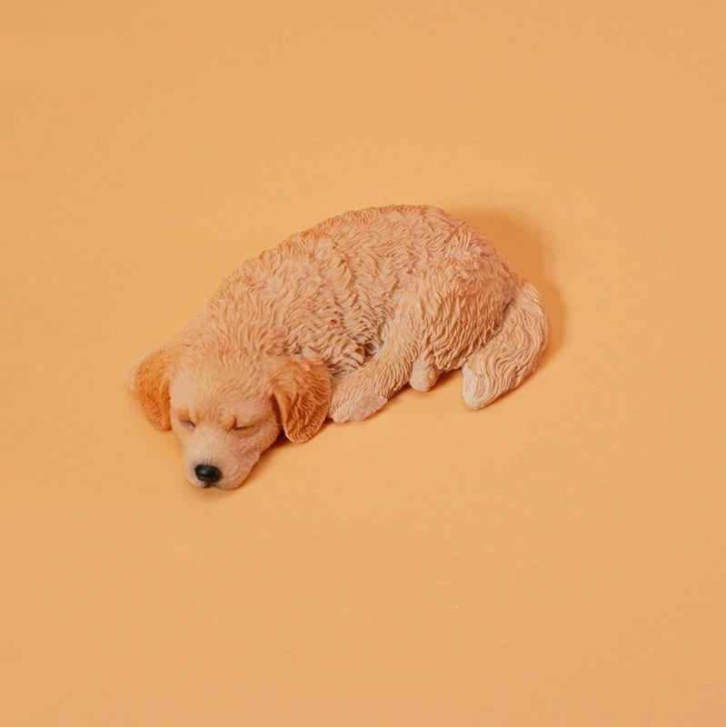 JXK small: Handcrafted Puppy Collectible Figure.