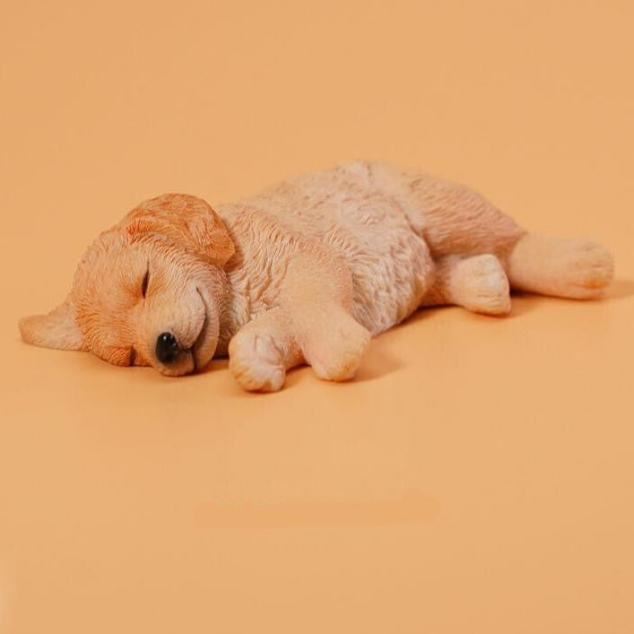 JXK small: Handcrafted Puppy Collectible Figure.