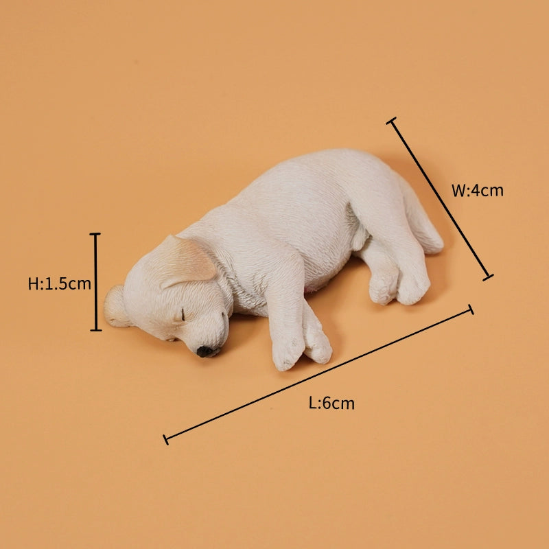 JXK small: Handcrafted Puppy Collectible Figure.