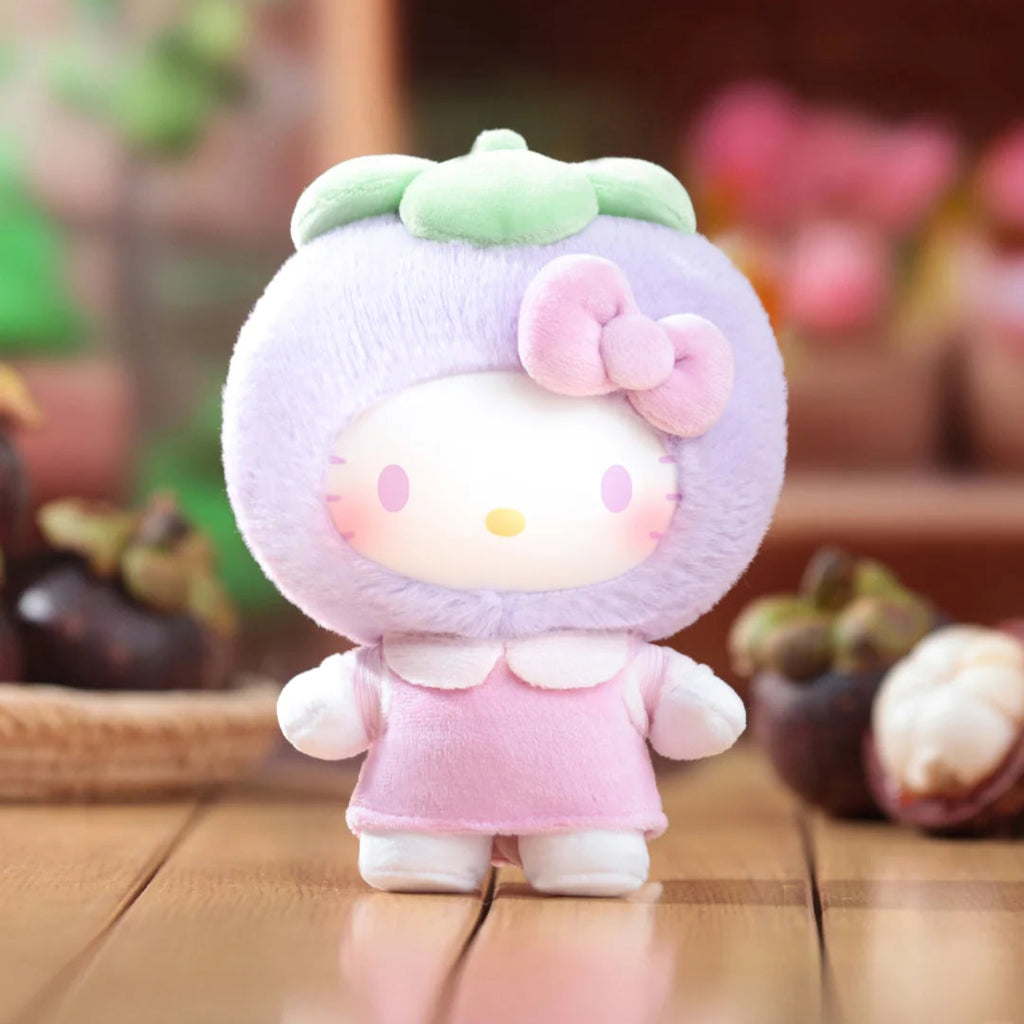 Hello Kitty Plush Pendant from TOP TOY Fruity Paradise Series, collectible blind box toy