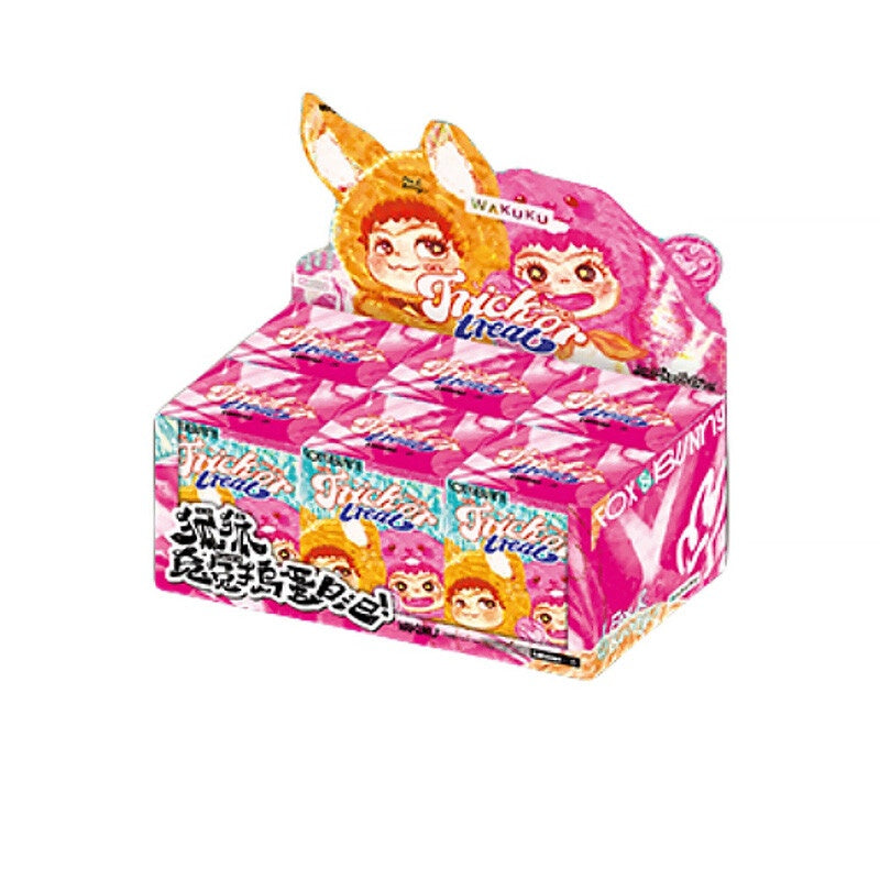LETSVAN Wakuku Fox & Bunny Trick or Treat Series Plush V2 Blind Box - Collectible Plush Toys