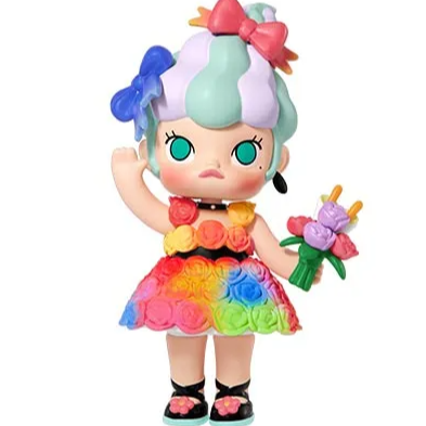 MOLLY fashion design inspired by Mika Ninagawa's vibrant photography and artistic style.