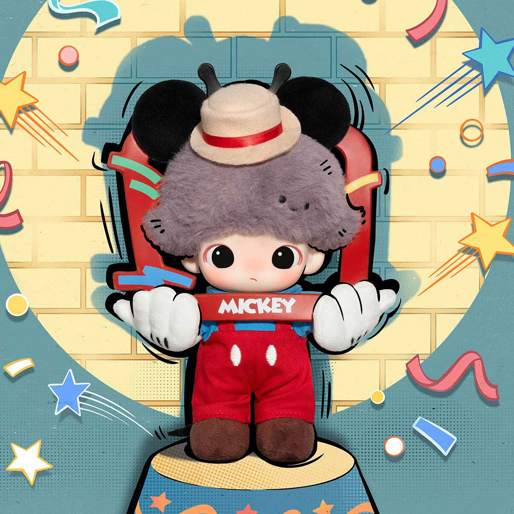 Pop Mart DIMOO WORLD × DISNEY Series-Vinyl Plush Keychain Blind Box.