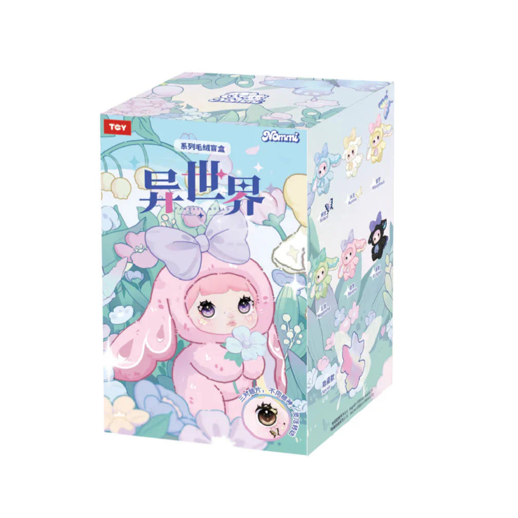 Plush Nommi from V6 Fantasy World Series showcasing detailed design and vibrant colors in high-quality collectible figure
