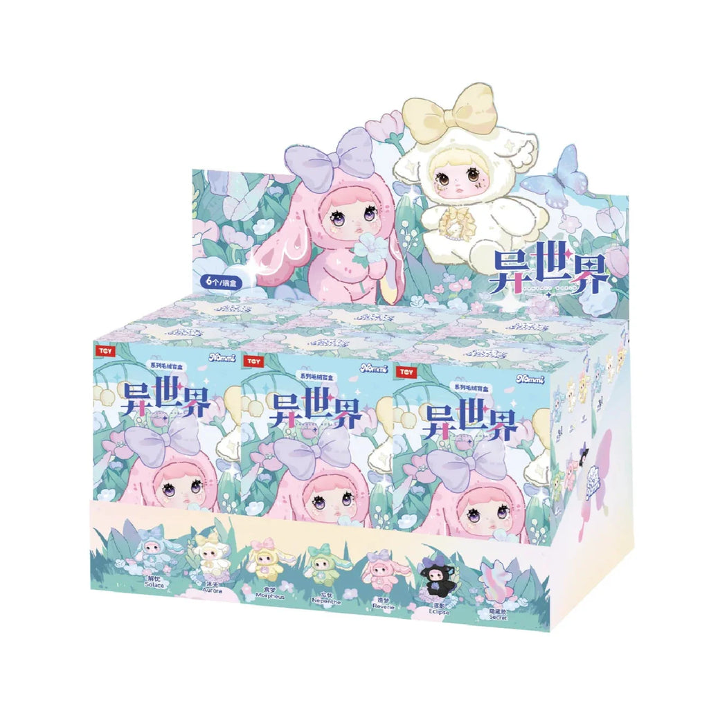 Plush Nommi from V6 Fantasy World Series showcasing detailed design and vibrant colors in high-quality collectible figure