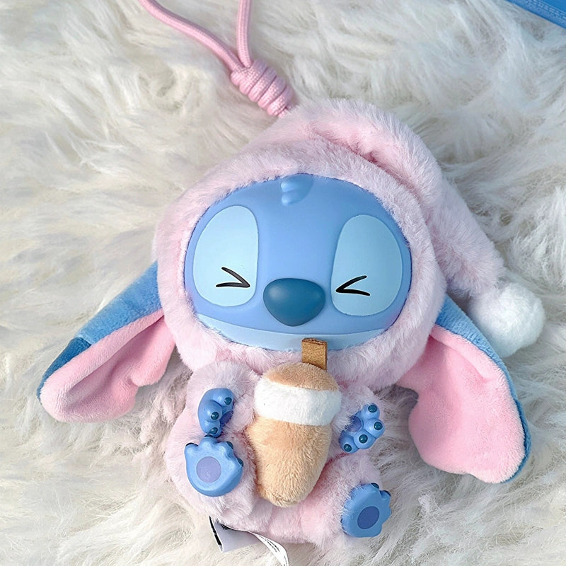 Miniso Disney Stitch vinyl series blind box featuring Eat Something Before You Sleep collectible character