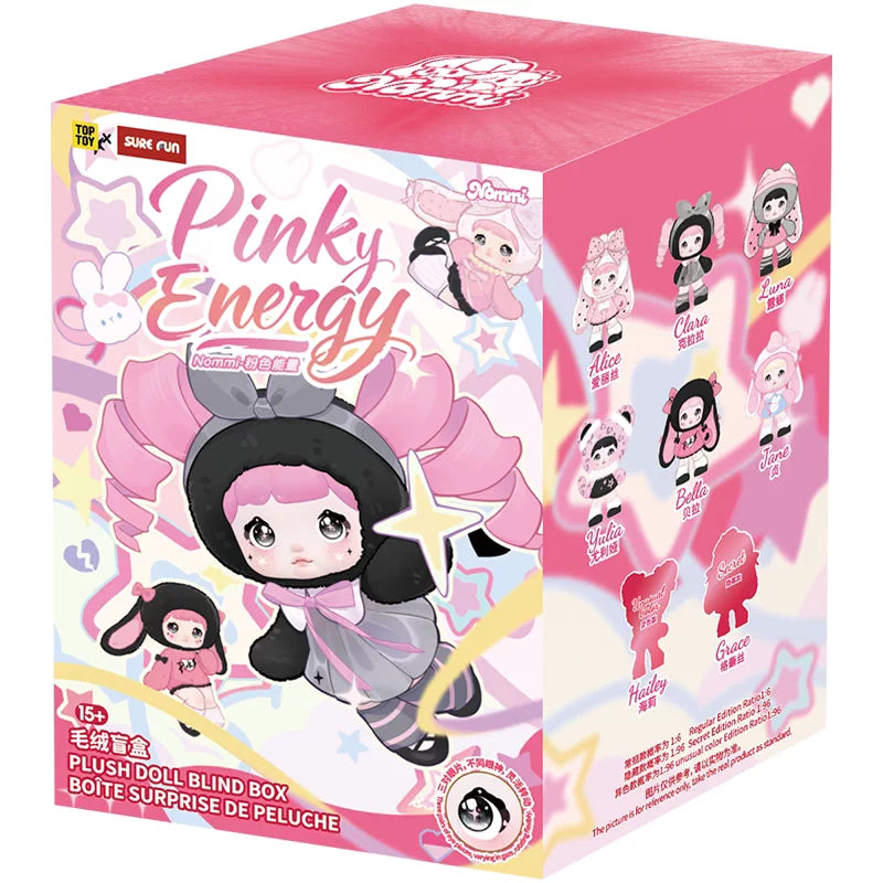 Nommi Pink Energy Series Plush Pendant Blind Box Nommi Pink Energy Series Plush Pendant Blind Box