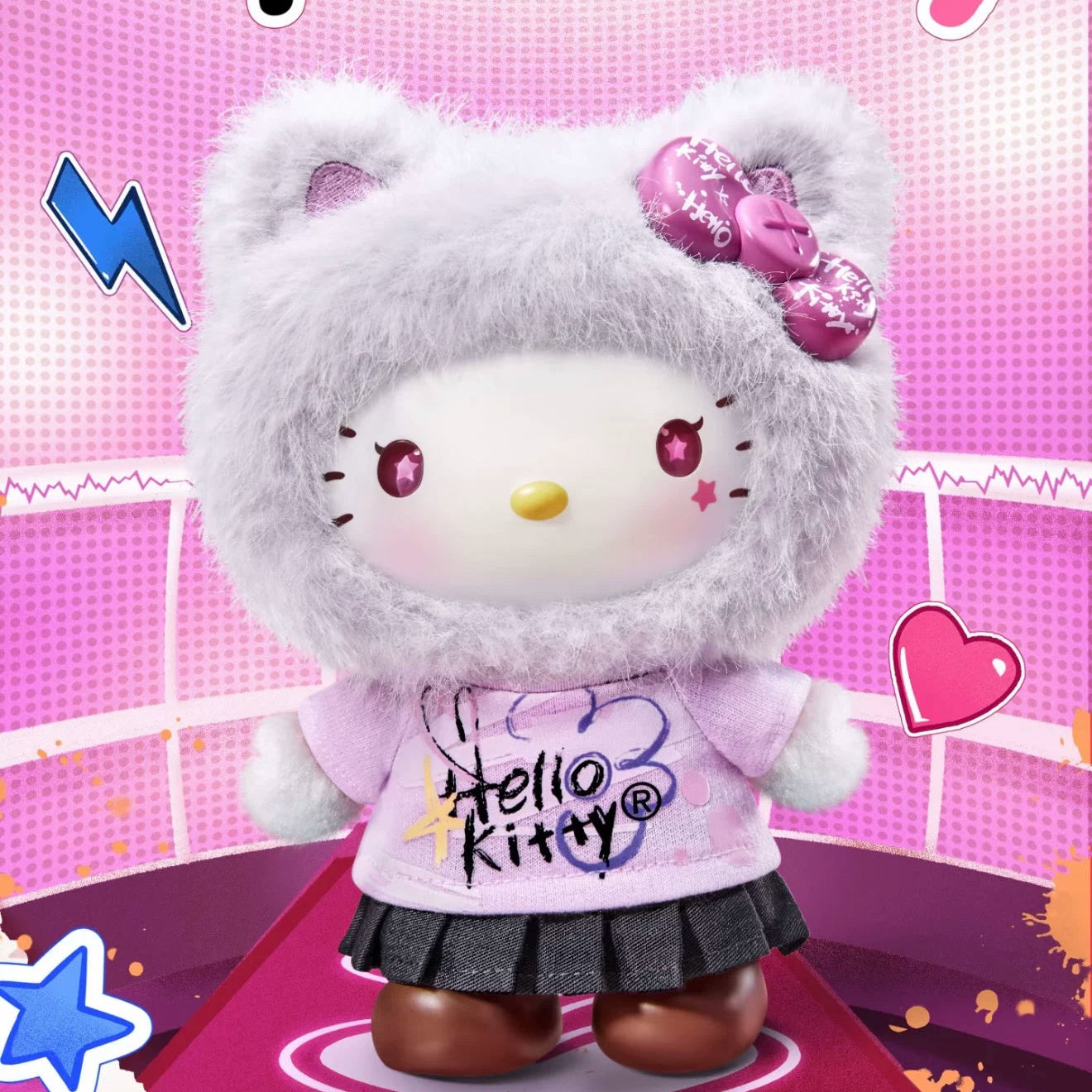 Hello Kitty 'Street Graffiti' Vinyl Plush Pendant Mystery Blind Box