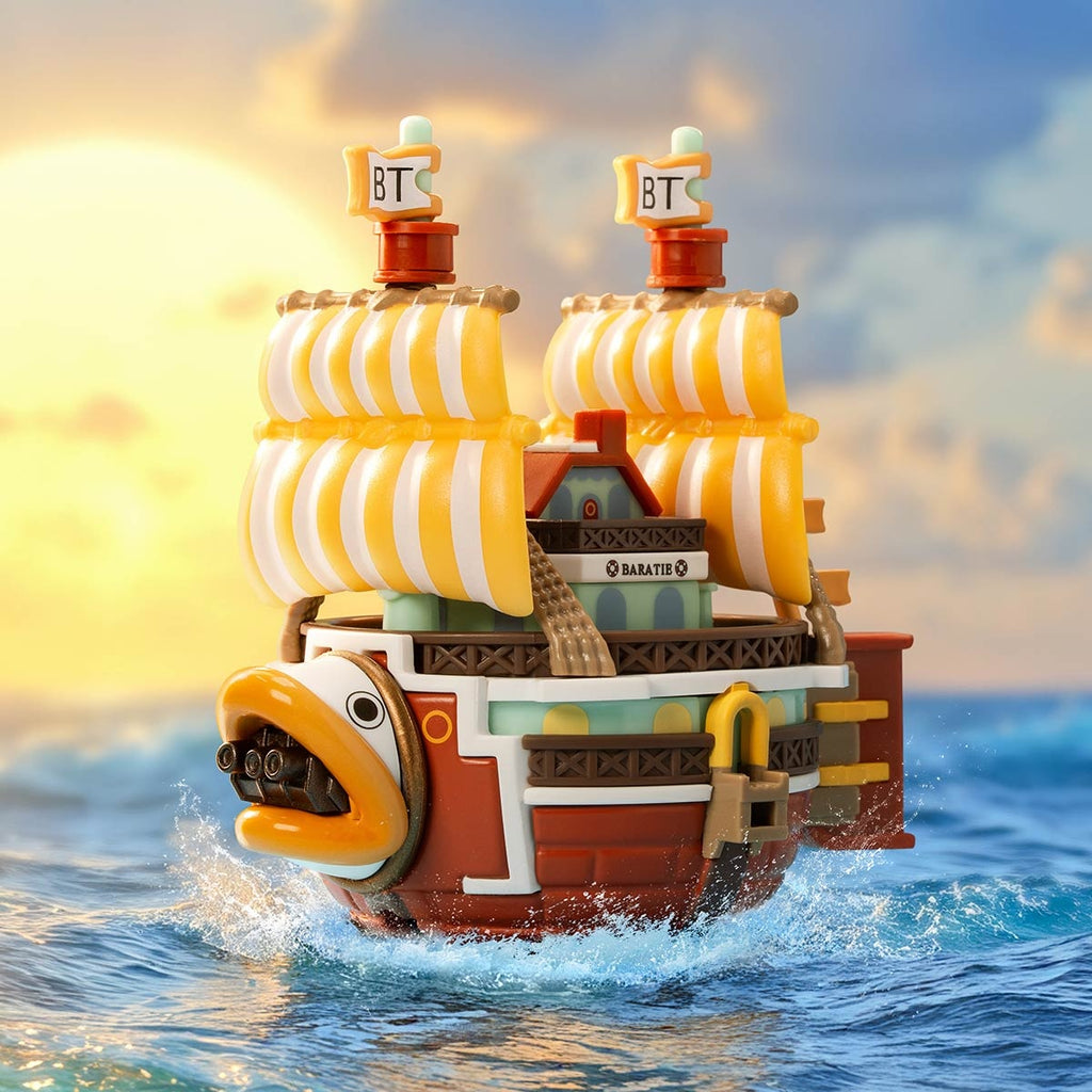 Explore the adventurous journey of One Piece across the Grand Line seas in this captivating anime series.