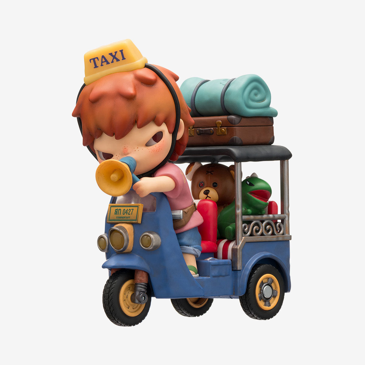 POP MART Hirono TUK-TUK フィギュア POP MART Hirono Tuk-Tuk Figure SEA Exclusive
