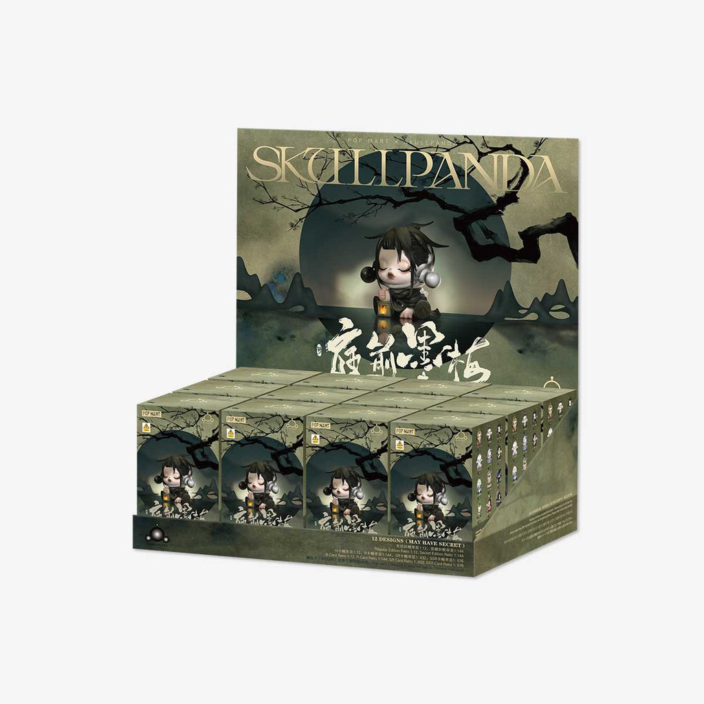POP MART SKULLPANDA The Ink Plum Blossom Series Blind Box.