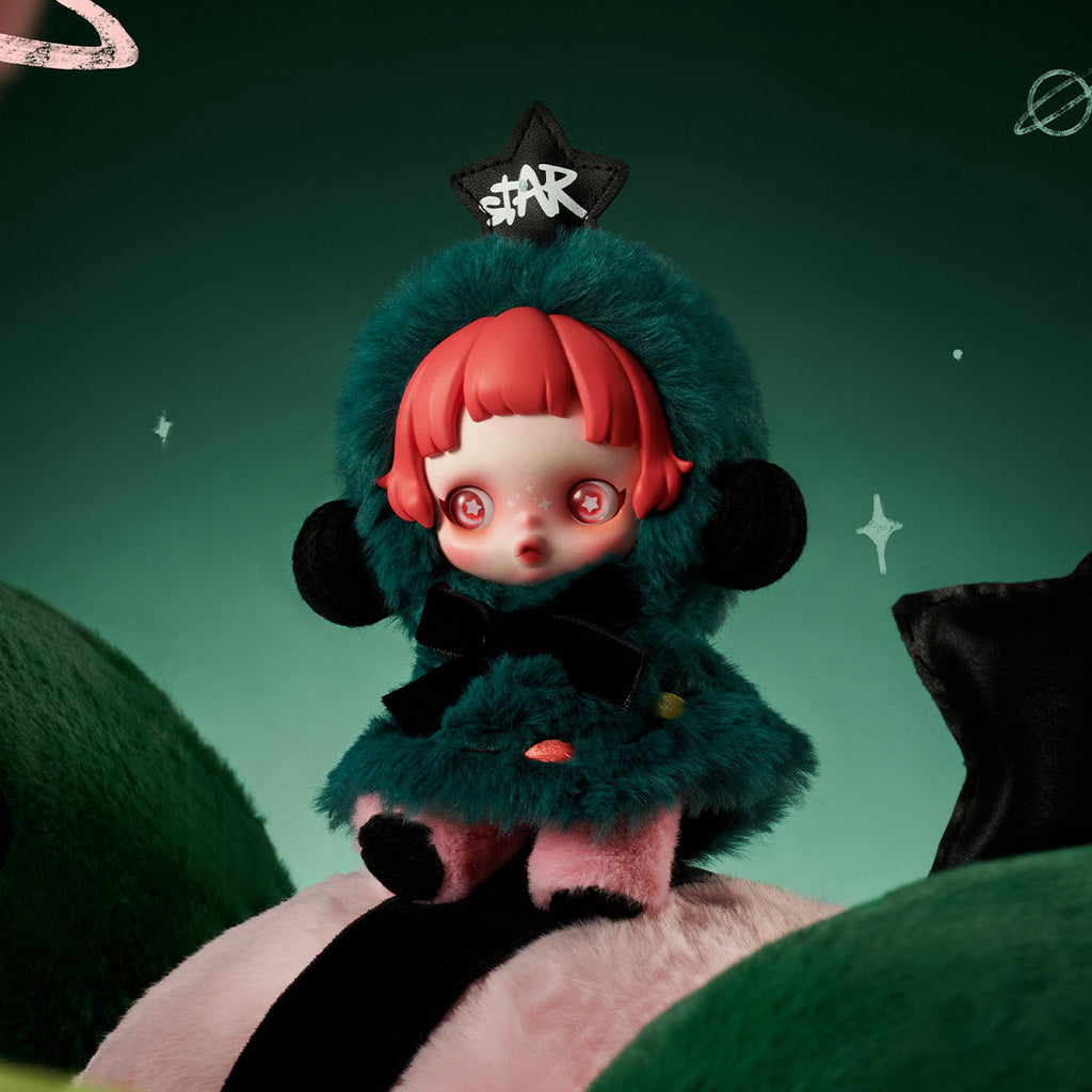 POP MART SKULLPANDA Winter Symphony Series Plush.