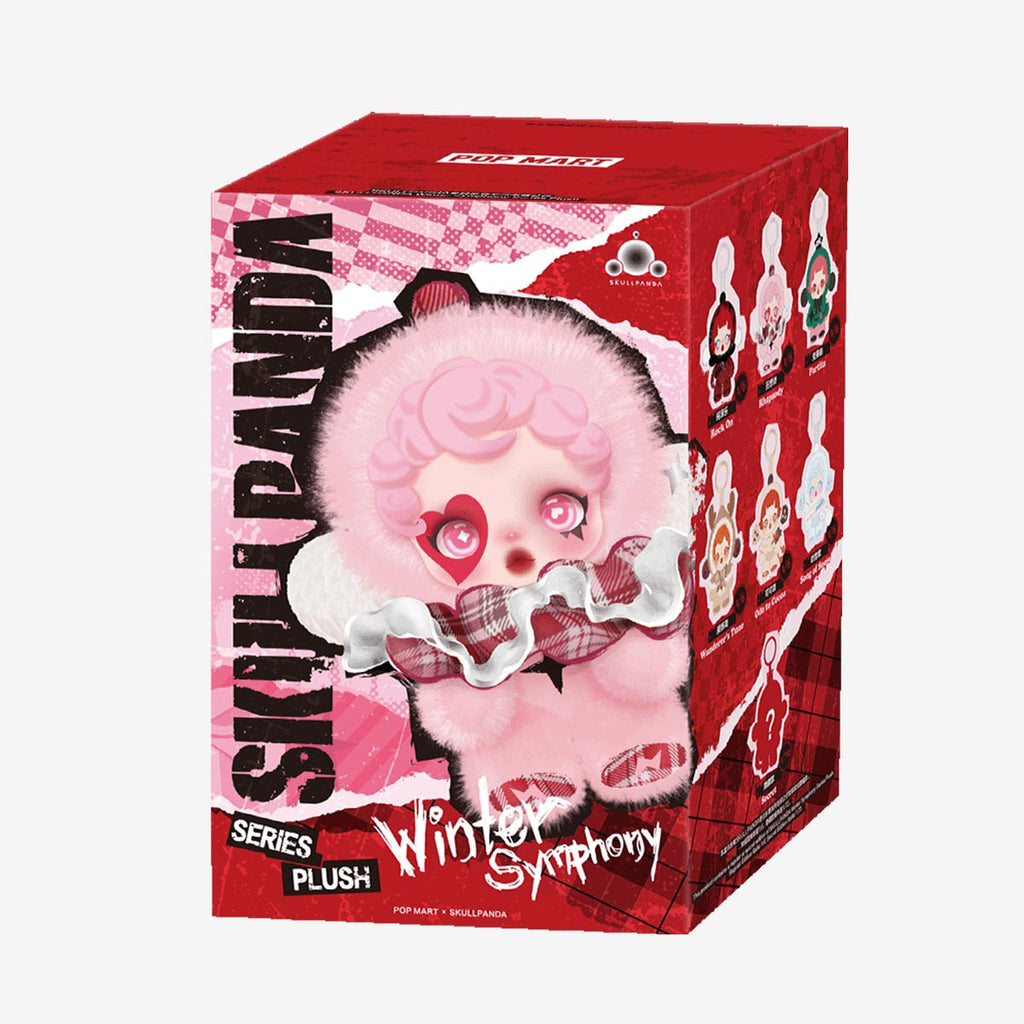 POP MART SKULLPANDA Winter Symphony Series Plush.