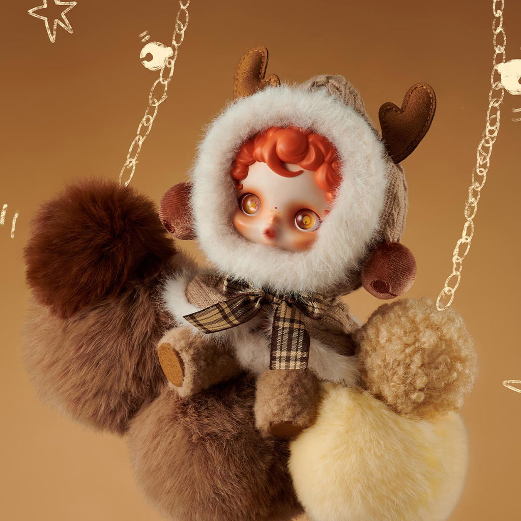 POP MART SKULLPANDA Winter Symphony Series Plush.