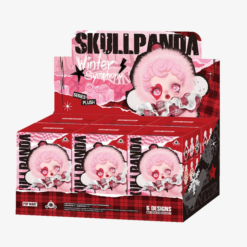 POP MART SKULLPANDA Winter Symphony Series Plush.