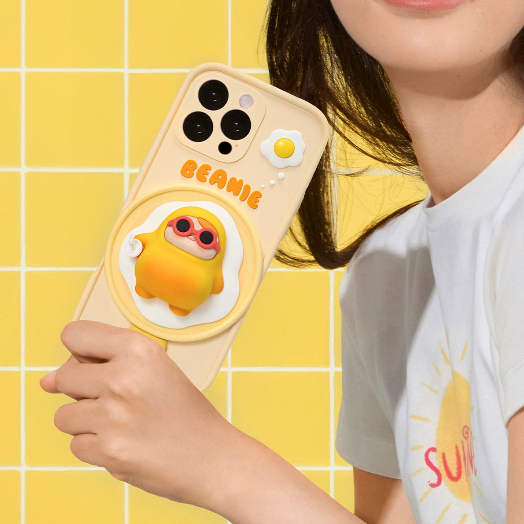 PUCKY Egg Beanie Series phone case for iPhone, durable PUCKY design, stylish protective Phone Case