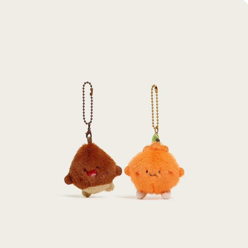 Good Persimmon Peanut Series Magnetic Bag Pendant Plush Toy.