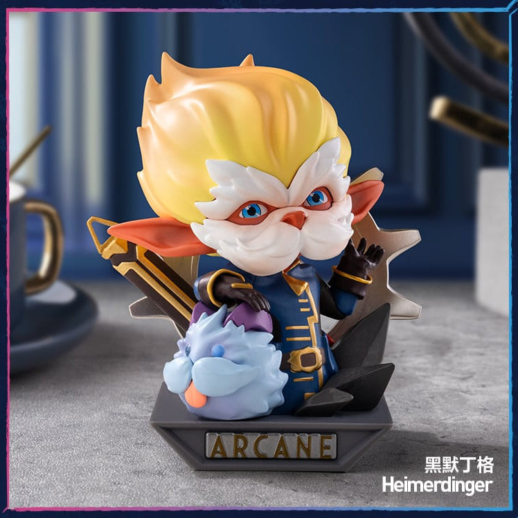 Pop Mart League of Legends: Arcane Series Figures.
