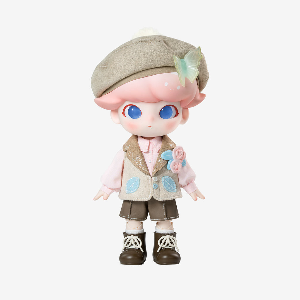 DIMOO character portraying a refined gentleman in elegant attire, symbolizing sophistication and classic style.