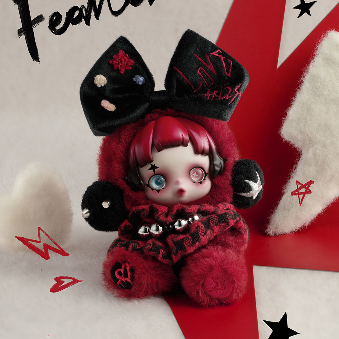 SKULLPANDA 6kHz ぬいぐるみ POP MART SKULLPANDA Plush-6kHz | Miaorizon