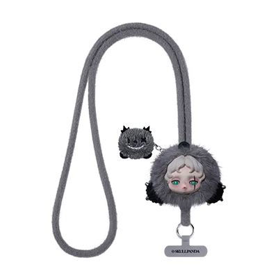 SKULLPANDA You Found Me! Series Phone Lanyard Blind Box with plush character and lanyard design.