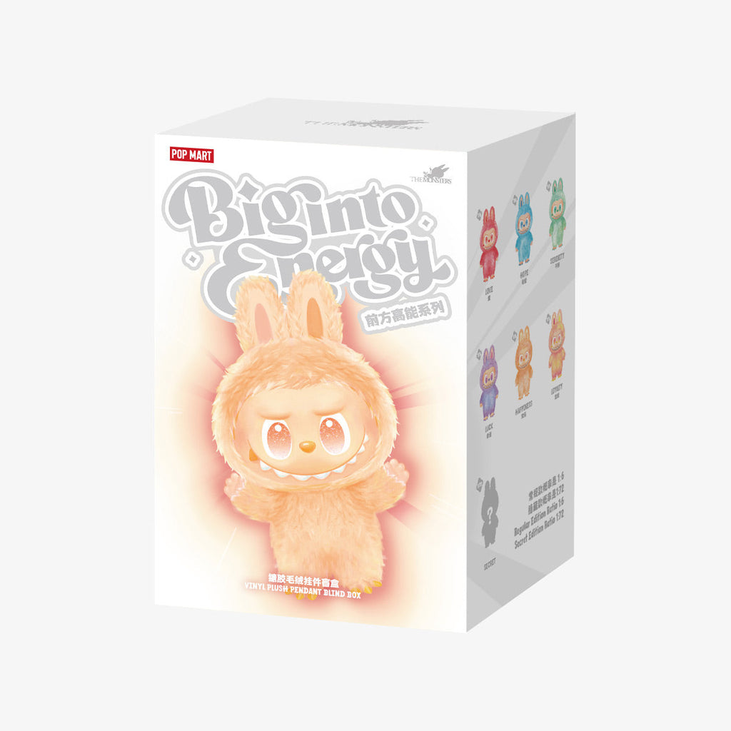 Pop Mart THE MONSTERS Big into Energy Series-Vinyl Plush Pendant Blind Box.