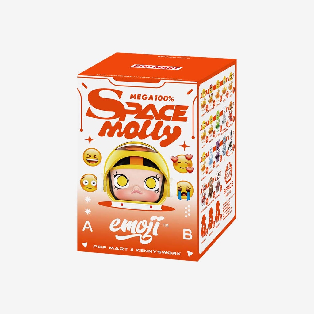 MEGA SPACE MOLLY 100% × emoji™ Series.