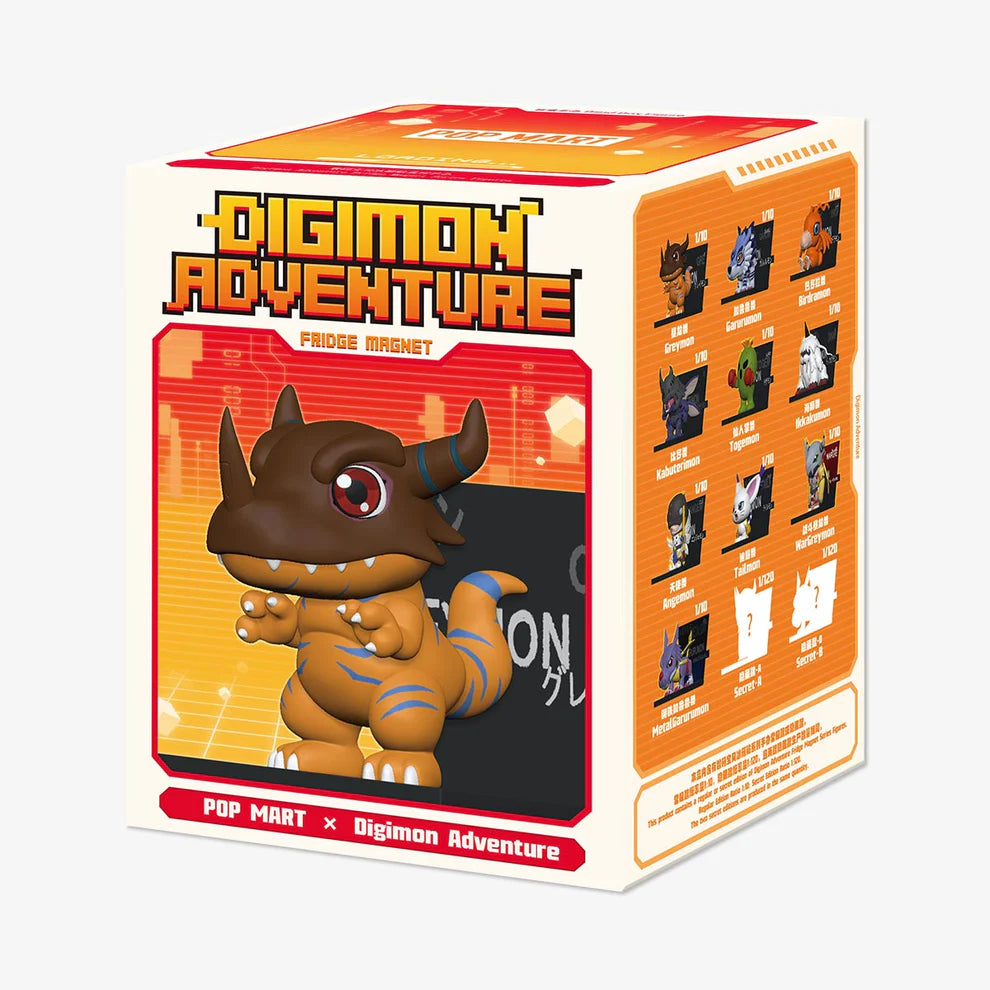 Digimon Adventure Fridge Magnet Series Figures.